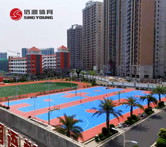 矽pu籃球場材（cái）料（liào）專業廠家
