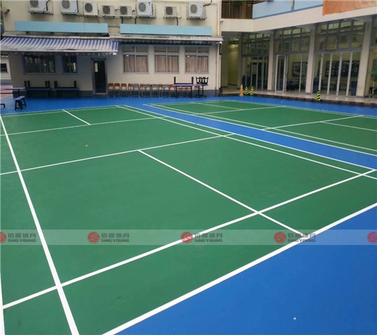 矽pu籃球場材料批（pī）發廠家